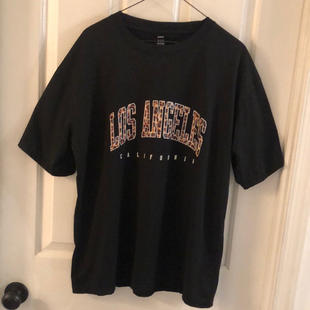 Shein Los Angeles Leopard Style Shirt